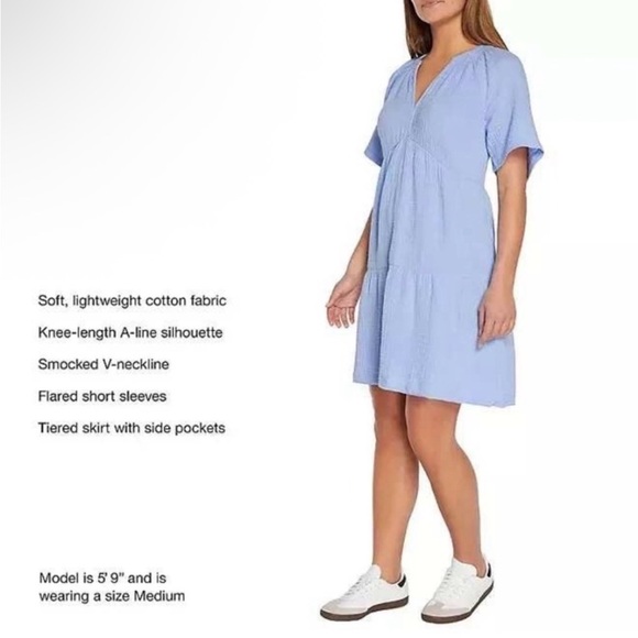 GAP Light Blue Women's Dress - Picture 2 of 6